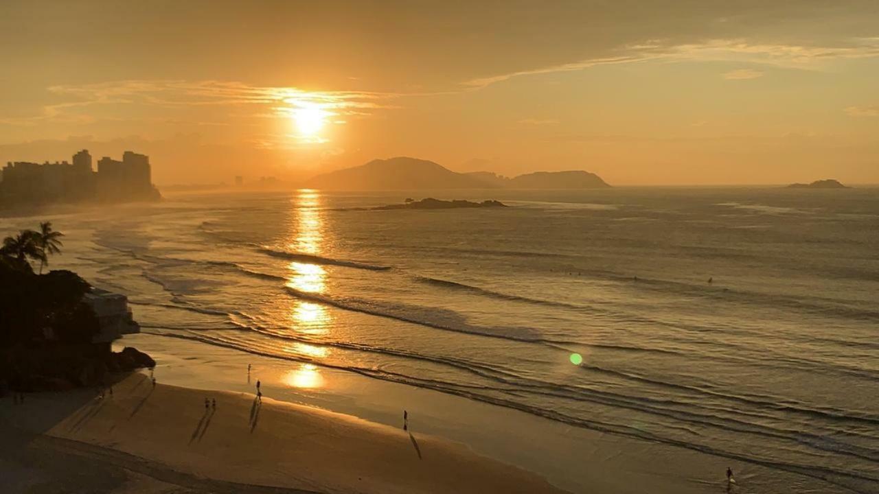 Apto Guaruja De Frente Para O Mar - Praia Asturias ภายนอก รูปภาพ