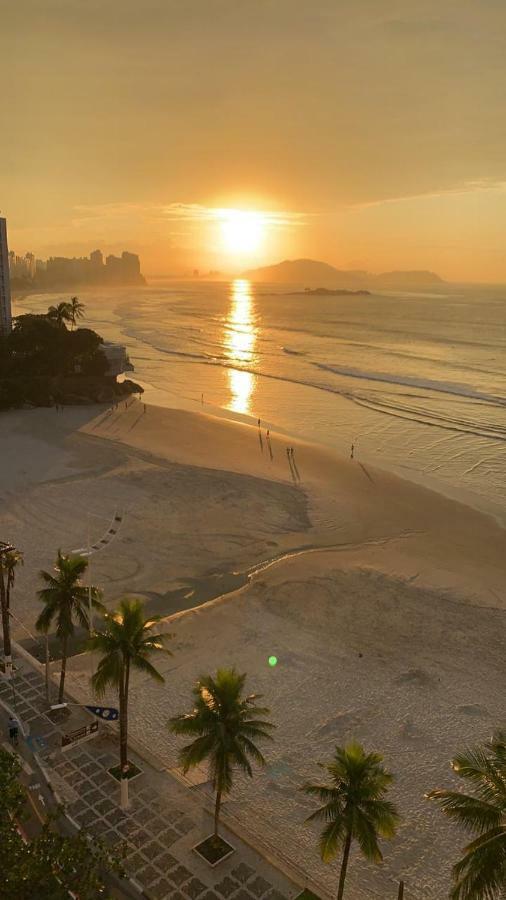 Apto Guaruja De Frente Para O Mar - Praia Asturias ภายนอก รูปภาพ