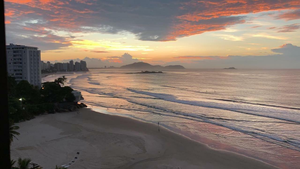 Apto Guaruja De Frente Para O Mar - Praia Asturias ภายนอก รูปภาพ
